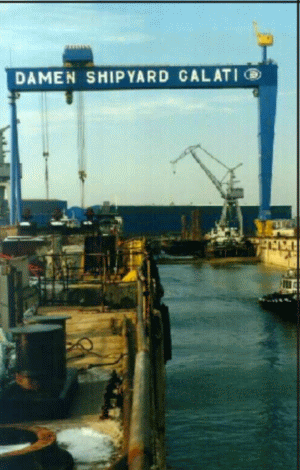 În prezent la Damen Galaţi muncesc circa 3000 de persoane.