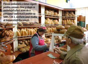 Aşa arăta o brutărie în timpurile bune - fără ambalarea pâinii, fără mască şi mănuşi pentru vânzătoare şi fără mască obligatorie pentru cumpărător. Pandemia a schimbat această nepăsare faţă de măsurile stricte de igienă.