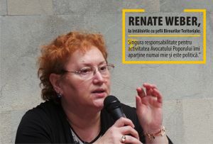 Renate Weber pe moşia PSD - Avocatul Poporului