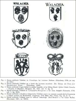 (din volumul "Ştiinţa şi arta heraldică în România", de Dan Cernobodeanu)