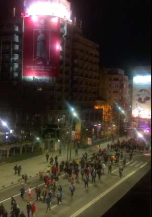 Protest împotriva noilor restricţii