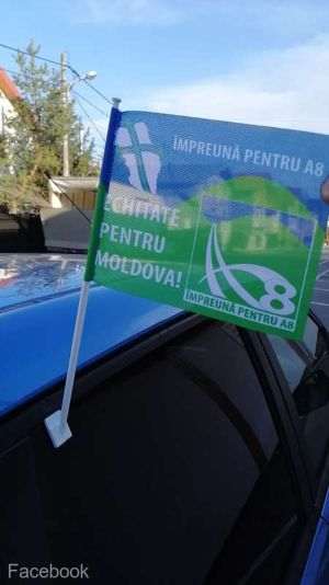 Protest motorizat pentru autostrada A8
