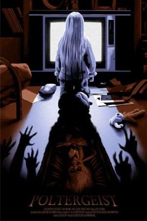 Afiş alternativ de Chris Koehler la filmul "Poltergeist" (1982), regizat de Tobe Hooper