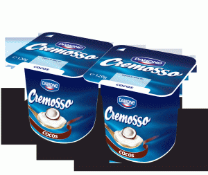 "Danone" lansează două noi iaurturi din gama cremosso