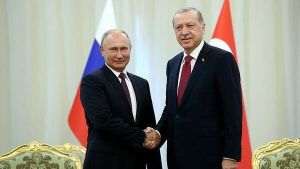 Recep Tayyip Erdogan şi Vladimir Putin