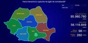 Peste 95 de milioane de ţigarete de contrabandă au fost confiscate 
