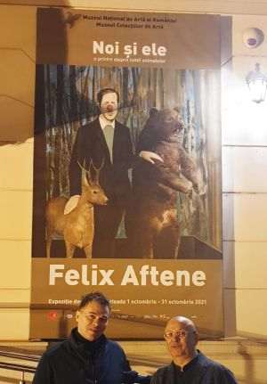 Felix Aftene la Muzeul Colecţiilor de Artă