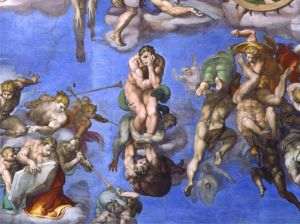 Buonarroti Michelangelo, Capela Sixtină - "Judecata de apoi"