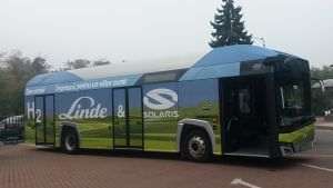Un autobuz cu hidrogen marca Solaris va circula în Capitală 