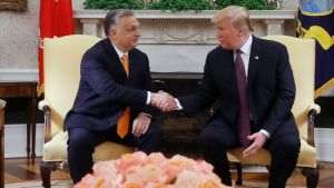 Viktor Orban şi Donald Trump (Sursa foto: Twitter)