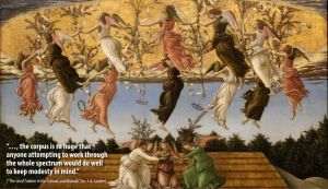 Sandro Botticelli (1445-1510): "Naşterea mistică" (1500-1501), fragment