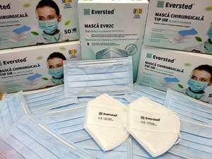 Vânzarea măştilor respiratorii tip FFP2 s-a dublat în ultimele 72 de ore