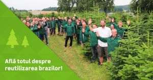 30.000 de clienţi au participat la campania de reutilizare a brazilor de Crăciun în primele două săptămâni ale anului