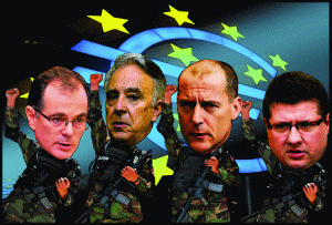 Speculatorii îi unesc pe guvernatorii băncilor din est, ungurul Andras Simor, românul Mugur Isărescu, cehul Zdenek Tuma, polonezul Slawomir Skrzypek, într-un nou "Pact de la Varşovia".