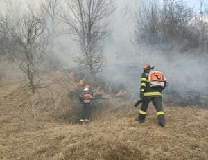 Incendierea vegetaţiei uscate, o practică ilegală des întâlnită în Buzău