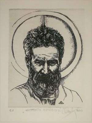 Gravură de Ovidiu Dumitru, sculptor