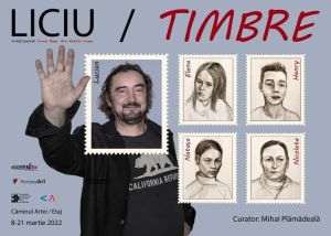 Afişul ultimei expoziţii a lui Lucian Liciu
