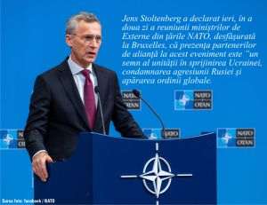 NATO: "Războiul din Ucraina a zdruncinat întreaga ordine internaţională"