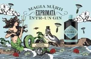 Hendrick's Neptunia, ediţie limitată, al treilea produs din seria "Cabinetului de curiozităţi", lansat în România de Alexandrion Group