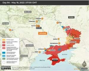 Controlul asupra teritoriilor din Ucraina