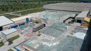 Saint-Gobain a pus în funcţiune o instalaţie de tratare şi sortare a cioburilor de sticlă reciclate, în fabrica de la Călăraşi
