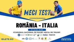 Stejarii, meci eveniment cu Italia