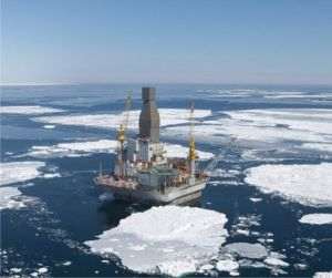 Instalaţie de foraj Orlan la nord-est de insula Sahalin din Marea Ohotsk. Sursa: Rosneft.