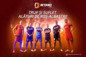 Betano susţine FCSB în noul sezon din poziţia de sponsor principal