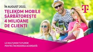 Telekom Mobile marchează pragul de 4 milioane de clienţi