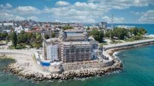 Faţada de nord a Cazinoului din Constanţa finalizată şi descoperită