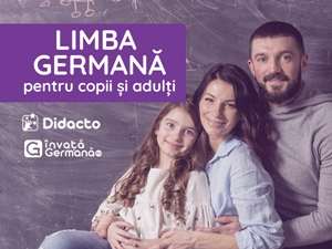 Limba germană pentru copii şi adulţi - învaţă una dintre cele mai vorbite limbi din lume