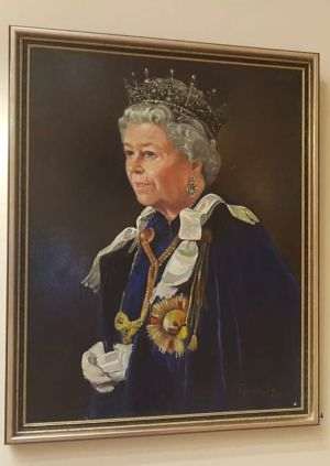 Portretul Reginei Elisabeta a II-a de Maria Parascan