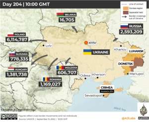 Ţările în care fug refugiaţii din Ucraina