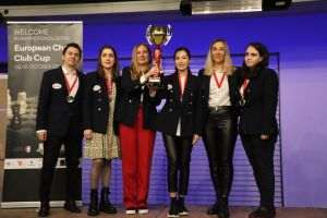 Echipa feminină CSU ASE Superbet a obţinut medalia de argint la Cupa Cluburilor Europene de Şah