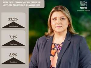 Nestle a înregistrat în Europa o creştere organică de 7,1% 