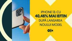 Românii au scos la vânzare peste 805.340 de telefoane iPhone pe platforma OLX, doar în luna septembrie 