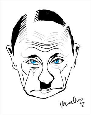 Băieţii au "ochi albaştri". Caricatură de MAKE