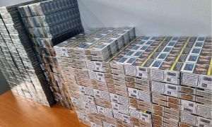 7.476 pachete de ţigarete în valoare de 186.000 lei, descoperite de poliţiştii de frontieră giurgiuveni