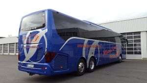 Primul autobuz electric a fost livrat societăţii de transport public din municipiul Sighetu Marmaţiei