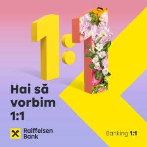 Raiffeisen Bank propune schimbarea perspectivei în banking şi invită la "Banking 1:1" 