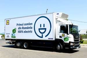 Lidl România îşi extinde flota de camioane electrice