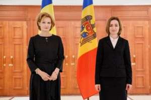 Maia Sandu a fost primită la Palatul Elisabeta