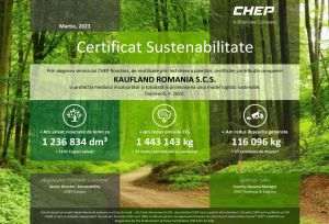 Kaufland şi-a redus amprenta de carbon cu 1.450 de tone, pentru lanţul de aprovizionare, în 2022