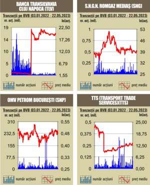 Tranzacţii de 42,4 milioane lei, sub media zilnică a anului 