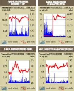 Tranzacţii de 57 milioane lei, sub media zilnică a anului 