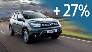 Vânzările Dacia au crescut cu peste 27% în primele 6 luni în Marea Britanie