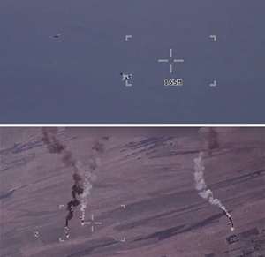 Avioanele ruseşti au hărţuit din nou dronele americane deasupra Siriei