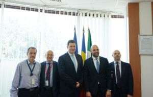 Domnul Secretar de Stat Tullio Ferrante a vizitat centrala nucleară de la Cernavodă