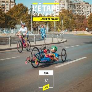 Cicliştii cu dizabilităţi pot participa gratuit la L'Étape Romania by Tour de France prin campania "Bucuria ciclismului, ÎMPREUNĂ!"
