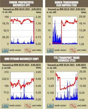 Tranzacţii de doar 55,6 milioane de lei, cu mult sub media zilnică a anului
